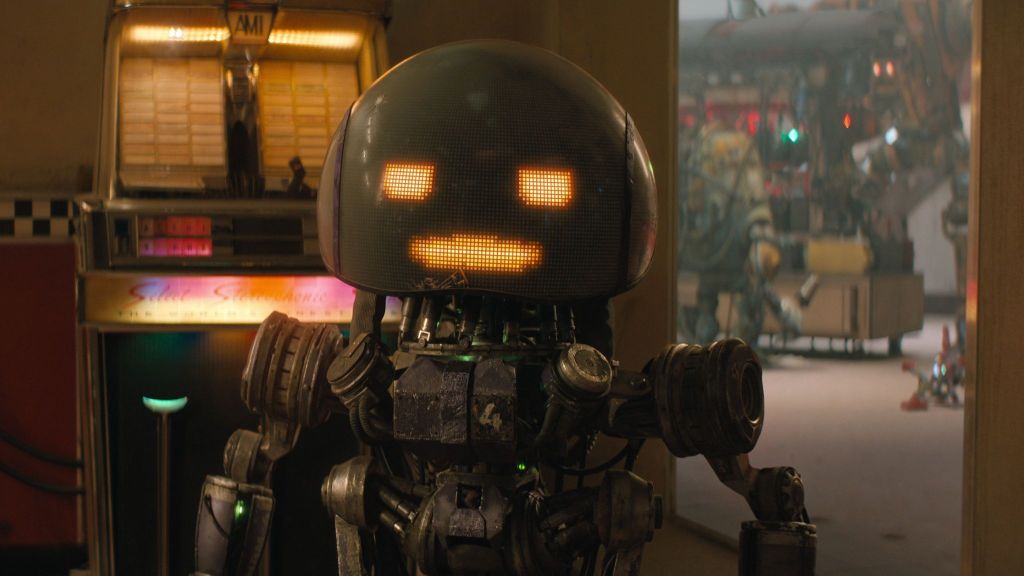 Herman (voiced by Anthony Mackie) in The Electric State