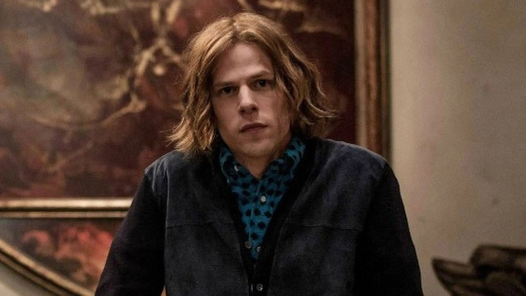Jesse Eisenberg as Lex Luthor in Batman v Superman.