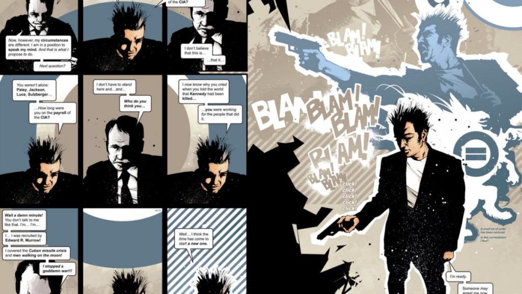 A double page spread from the Nightly News