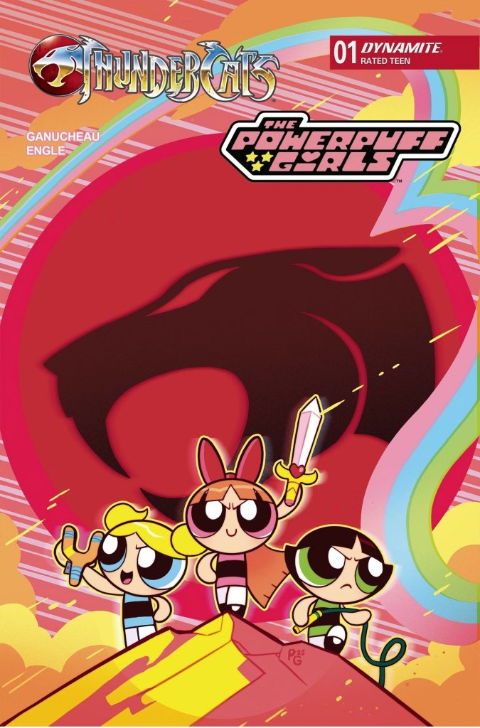 Thundercats & Powerpuff Girls comic crossover cover