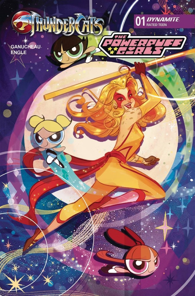 Thundercats & Powerpuff Girls comic crossover cover