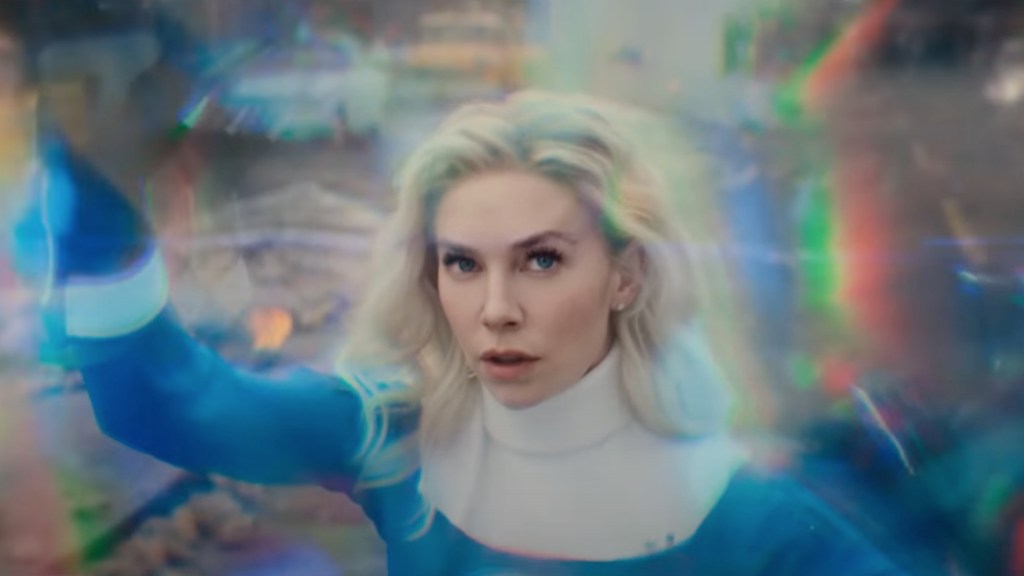 Vanessa Kirby as Sue Storm in Fantastic Four First Steps